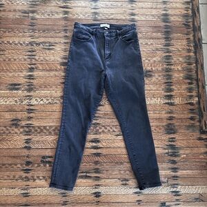 Abercrombie Curve Love Super Skinny Ankle High Rise Black Jeans 10 Short…